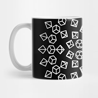 Mandala Polyhedral Dice Mug